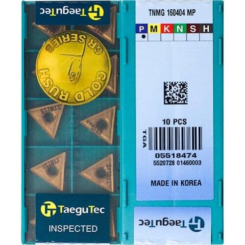 TNMG160404-MP TT8115 100% Original TAEGUTEC carbide insert with the best quality 10pcs/lot free shipping