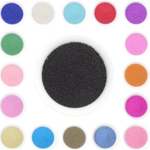 MIAOCHI Jewelry Findings Diy 1pack(50gram)0.7mm Micro No Hole Glass Seed Beads Embellishment Scrapbooking