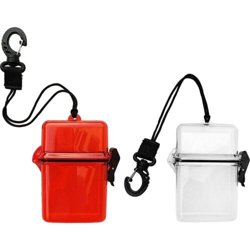 Set 2 Portable Waterproof Dry Storage Box Case for Scuba Diving Water Sports Surfing Sailing Boating Fishing Dry Organizer Box