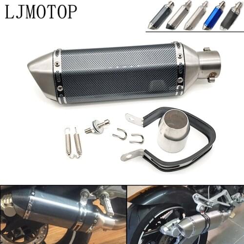 Newest Motorcycle Carbon fiber exhaust escape Modified Exhaust Muffler For BMW C400GT C600 C650 C650GT Sport F650GS F700GS F800R