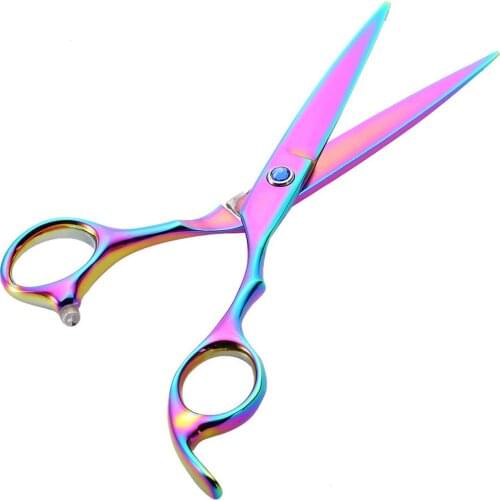 Hair Cutting Scissors Stainless Steel Salon Hairdressing Scissors Regular Flat Teeth Blades Hair Thinning Shears Beard Scissors
