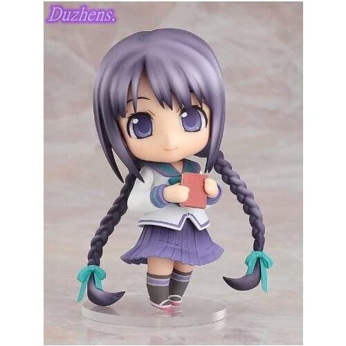 Original Japanes Anime Literary Damsel Amano Tooko Q version figma PVC Action Figure Anime Figure Model Toys Figure Doll Gift