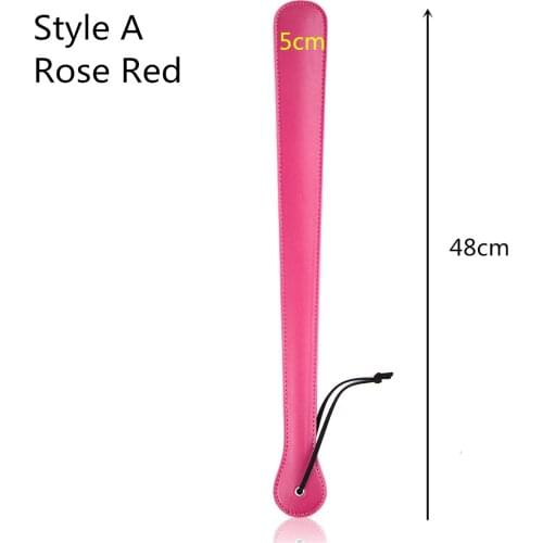 4 Colour 48cm Adults Games Sexy Flirting Spanking Long Hand Pat Paddle for Slave Fetish Sex Flogger Whip Intimacy Goods