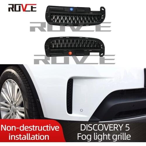 ROVCE Left or Right Front Bumper Air Intake Side Grille For 2017-2020 Land Rover Discovery 5 LR083062 LR083061