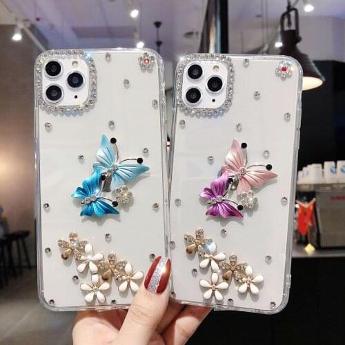Sunjolly for Samsung Galaxy Note 20 Case Note 8 Note 9 Note 10 Plus Lite Note 20 Ultra Phone Case Diamond Cover coque