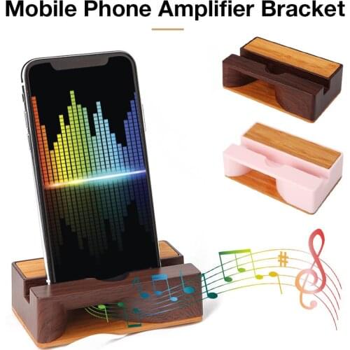 Universal Mobile Phone Holder Amplifier Portable Physical Loudspeaker Sound Bar Bracket Desktop Stand For Smart Phone