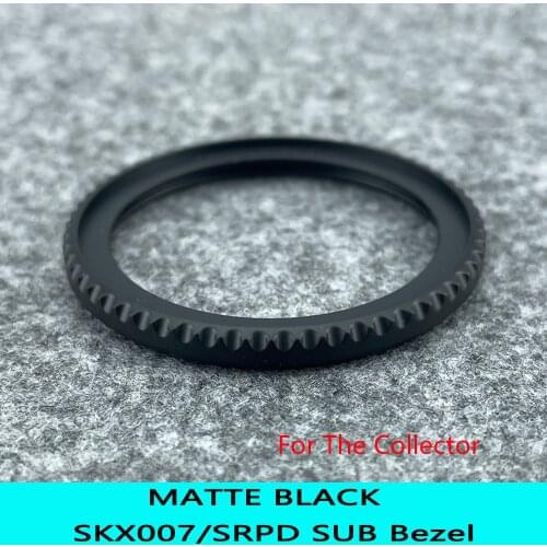 High Quality SUB Style Matte Black Bezel 316L Stainless Steel Included Gasket Compatible With SKX007/SKX011/SRPD