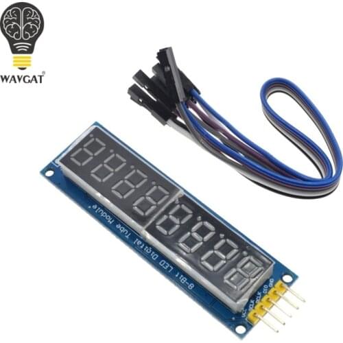 WAVGAT 74HC595 CWG 8-Digit 8 Bits 8bit Digital Tube Display Control Module Red Three IO for Arduino 595 Driver