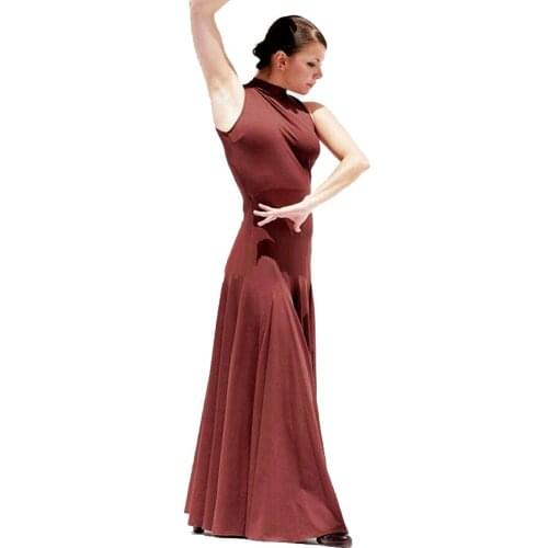 2018 Ballroom Dance Dress Women Vestido De Formatura Flamenco Skirt Escapulario Vestidos De Festas FREE CUSTOM SIZE