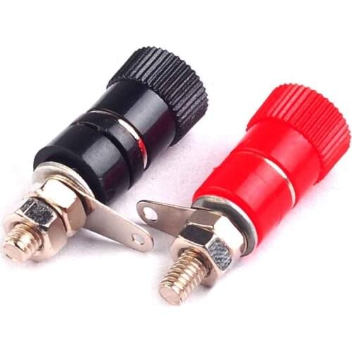 10PCS/LOT Blocks JS-910B Jack Block For Banana Plug Black 5 + Red 5