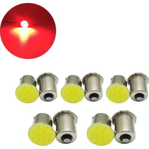 10Pcs/Lot Red COB 1156 BA15S 12SMD Car LED Light Signal Bulbs Super Bright Auto Turn Tail Reverse Parking Brake Lamp 12V