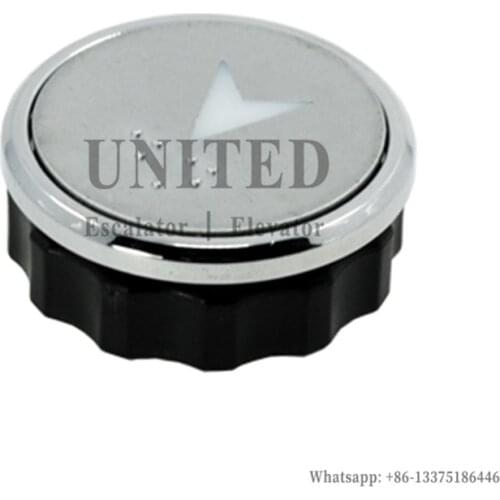 10pcs UNITED Elevator Button BR32A(B) Round Matte Surface With Braille Blue Red White Light