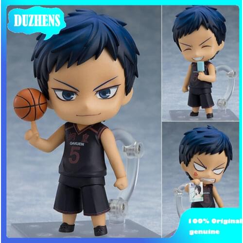 100% Original: Anime Kurokos Basketball Aomine Daiki Q version figma Action Figure Anime Figure Model Toys Figure Doll Gift