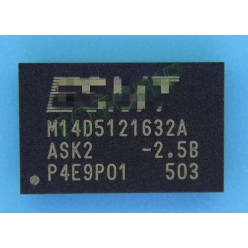 1pcs M14D5121632A-2.5B BGA DRAM 8Mx16Bitx4