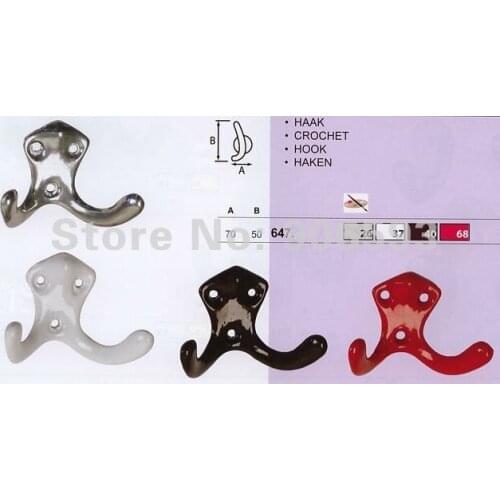 6pcs lot free shipping Colourful aluminium alloy coat hook,robe hook,hooks