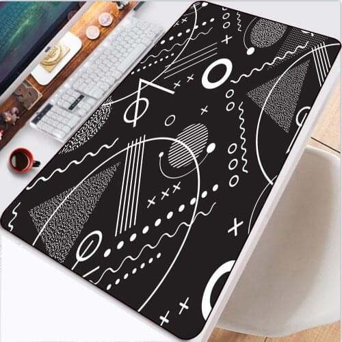 Abstract Design Graffiti Shape Gaming Mouse Pad Xxl Computer Mini PC Gamer Notebook Gaming Accessories Office Keyboard Rug Mat