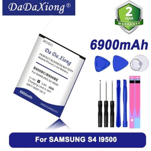 Da Da Xiong 6250mAh B600BC B600BE Battery for Samsung galaxy S4 i9295 i9505 i9502 i9508 i9500 i9150 i9152 i9158 i9506 G7100