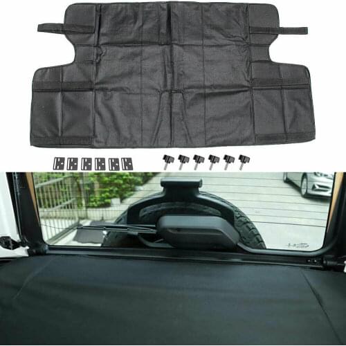Car Rear Tail Cargo Trunk Shade Cover Shield For Jeep Wrangler JK JKU 2007-2018