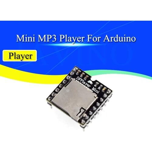 DF Player Mini MP3 Player Module MP3 Voice Decode Board Supporting TF Card U-Disk IO/Serial Port/AD for arduino Diy Kit