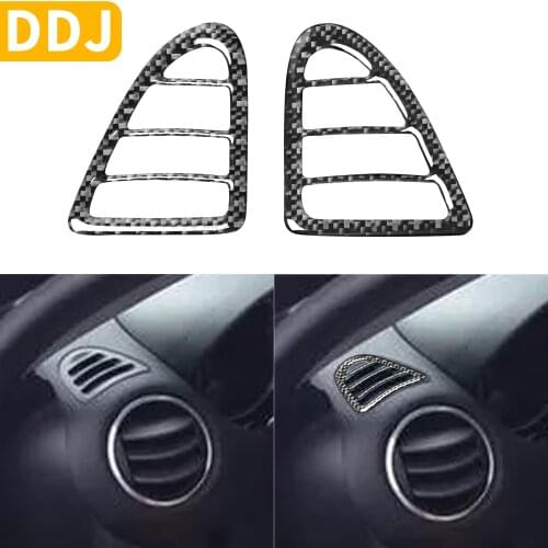 For Mazda RX-8 RX8 SE3P JM1FE 2004-2008 Accessories Both Side Defroster Vent Air Outlet Carbon Fiber Modified Interior Sticker