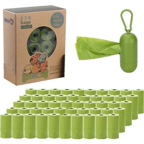 Dog Poop Bag Eco-Friendly Pet Waste Bags Outdoor Carrier Pet Poop Bags Litter Bag Dispenser Pets Dogs Trash Cleaning Supplies