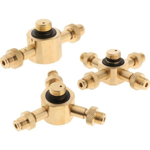 Gas Cylinder Adapter Propane Refill Adapter Gas Cylinder Tank Coupler Gas Tank 4Head 80mm Camping Stove Connector