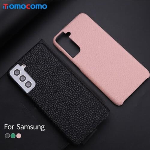 Classical Simple Solid Color Luxury Leather Phone Case For Samsung Galaxy S8 S9 S10 S21 A50 A70 A7 2018 Shockproof Shell Cover