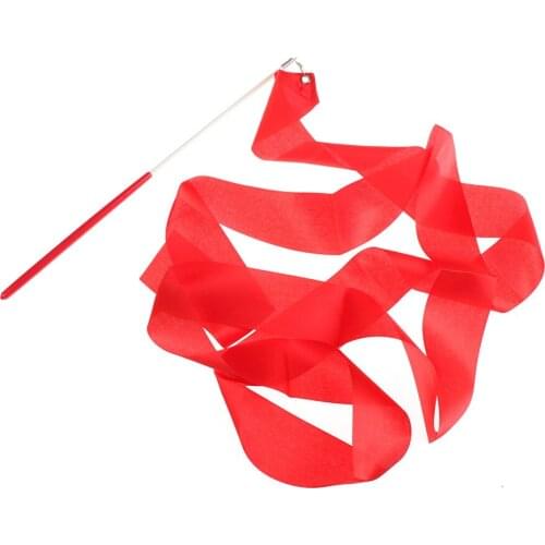 2 M Dance Ribbon Gymnastics Art Gymnastic Ballet For Kids Children Toys Streamer Twirling Rod Outdoor Sport Games