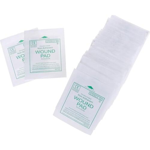 50 Pcs/Lot gauze pad Cotton first aid waterproof wound dressing sterile medical gauze pad wound care supplies