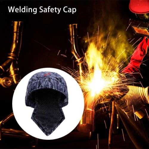 Washable Flame Retardant Fire Resistant Head Protective Welding Hat Bandana Anti-scalding Hat Welding Protective Equipment