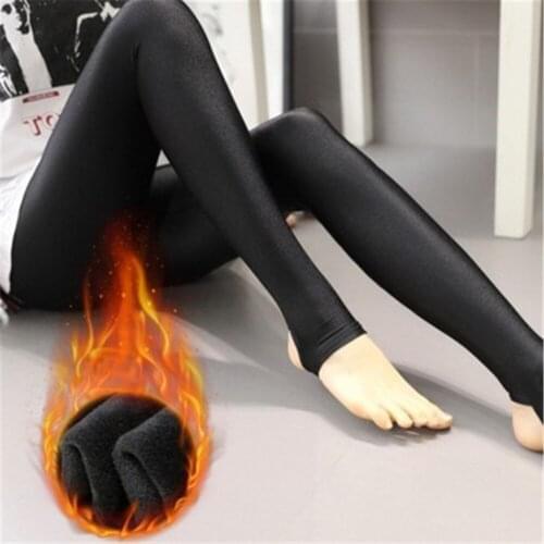 New Fashion Casual Warm Velvet Winter Legging Women Leggings Thick Slim Women Leggins Woman Solid Pants