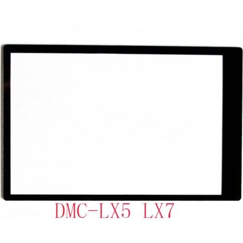 New LCD Screen Display Cover Outer Window Glass Repair Part For Panasonic Lumix DMC-LX7 DMC-LX5 LX7 LX5 Screen Protector