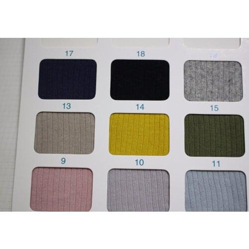 Wholesale factory directly sale Jersey Knitted Rib Fabric F504# double-sided