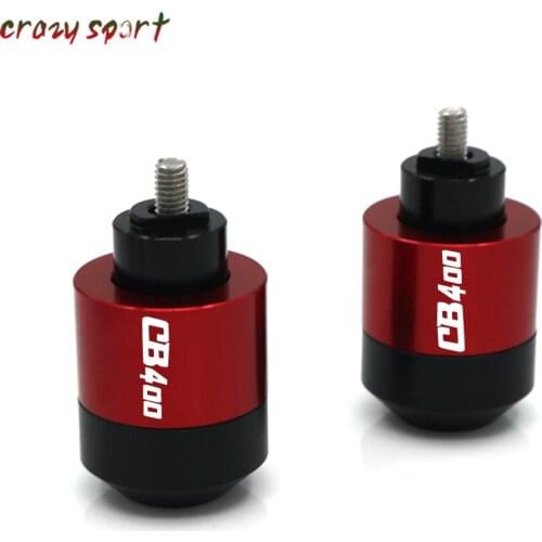 Handlebar Grips For HONDA CB400X CB400F CB400 CB 400 Super Bol D Bar Ends Hand Grip plug Slider End Caps Motorcycle Accessories
