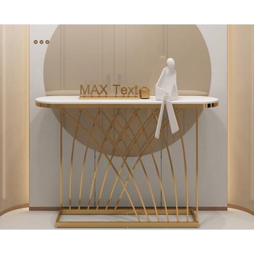 Porch table, light luxury corridor, marble, Italian file cabinet, simple and modern furniture table