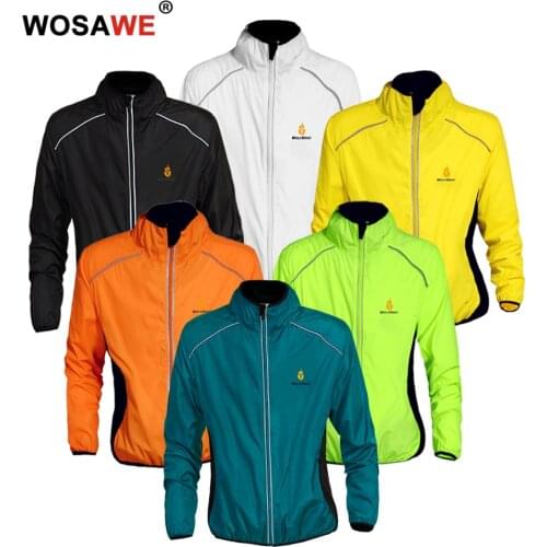 WOSAWE Reflective Motorcycle Jackets Windbreaker Windproof Motocross Racing Jacket Breathable Men Riding Bicycle Jesery Clothing