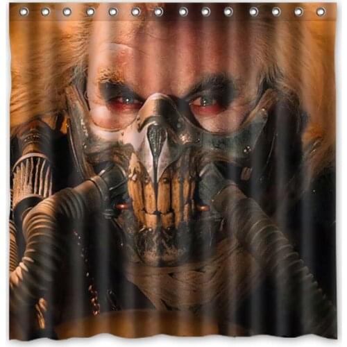 Polyester Shower Curtain Mad Max Fury Road Modern Design Waterproof Fabric Curtains For Bathroom 180x180cm Free Shipping