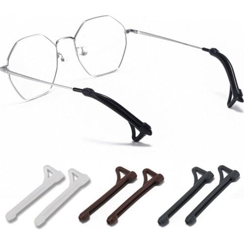 1 Pair New Silicone Anti-slip Glasses Cover Anti-lost Ear Hook Glasses Legs Sleeve Holder For Sunglasses Glasses Accessories