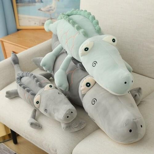 1pc 70CM Soft Crocodile Plush Toy Baby Kids Appease Sleeping Pillow Doll Animal Stuffed Plush Toy Birthday Gifts for Girls
