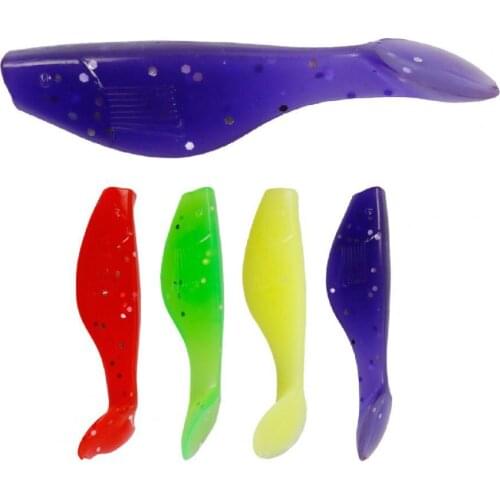 10Pcs Bionic Soft Silicone Fish Bait Fake Lure Sea Fishing Gear Lead Bass Fishing Lure Artificial Bait Fishing Tackle Tools Aids