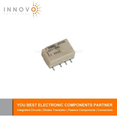 2pcs/lot UD2-5NU Signal Relay 5VDC DPDT 1A UD2 Series SMD Non Latching Free shipping New original