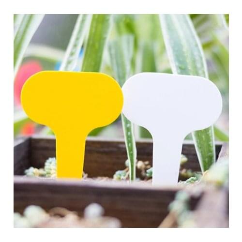 20000pcs Plastic Potted Plants Labels Mark T-type Plant Tag Reusable Flower Nursery Labels Mark Tags Gardening Sign