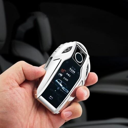 TPU Full Car Key Case Cover Car Fully Key Case Shell For BMW 7 Series 740 6 Series GT 5 Series 530i X3 Display Auto Key Protect