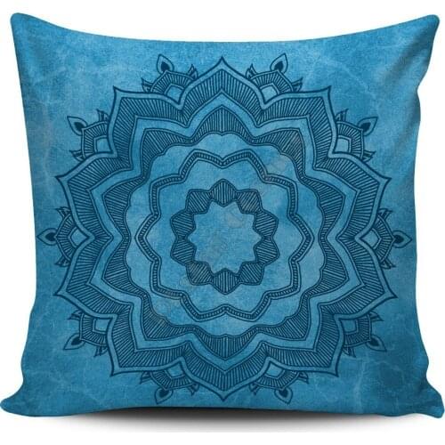 EARTH MANDALA 3D printed Pillow Case Polyester Decorative Pillowcases Throw Pillow Cover Double-sided printed Home Decoration 01