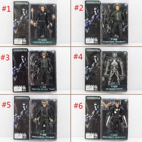 NECA The Terminator Judgment Day the Machines PVC Action Figure toy 6style for choosing Free Shipping
