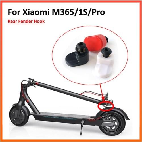 Rear Fender Hook For Xiaomi Mijia M365 Electric Scooter Wheel Mudguard Fender Repair Hook Cover Silicone Case Parts Accessories