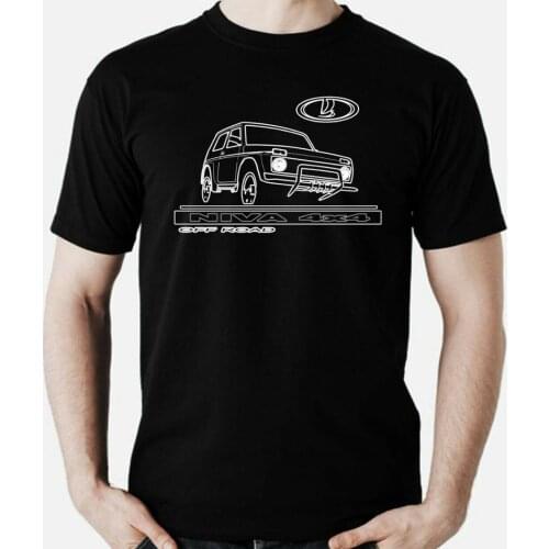 Lada Niva Vaz 4X4 Car Rusische Car Ussr Car Men 2019 Brand Clothing Tees Casual Male Best Selling T Shirt Casual T Shirt