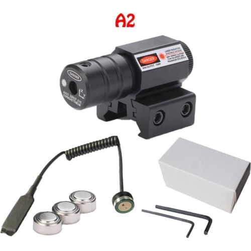 Mini Red Dot Laser Sight Tactical for Picatinny and Rifle with 650nm Adjustable 11mm/20mm Picatinny/Weaver Mount Rail Hunting