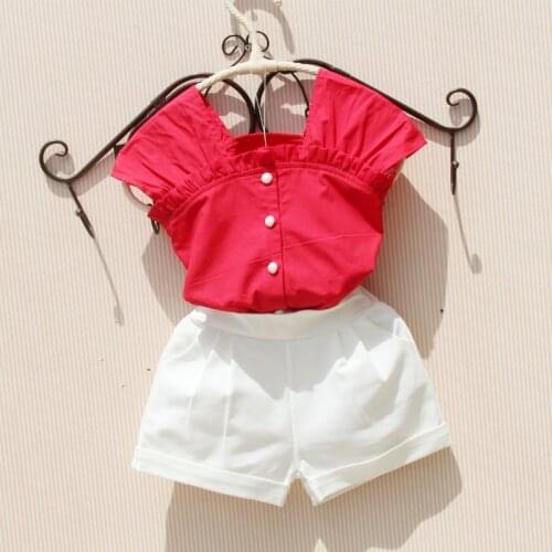Age 3-15 Years Summer Girls Blouse Cotton Solid Shirts For Kids School Girl Blouses Tops Baby Toddler Teenage Children Clothes
