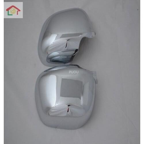 For Mitsubishi ASX 2013 2PCS ABS Chrome Car Side Door Rearview Mirror Frame Cover Trims Cover Trim Car Styling Accessories